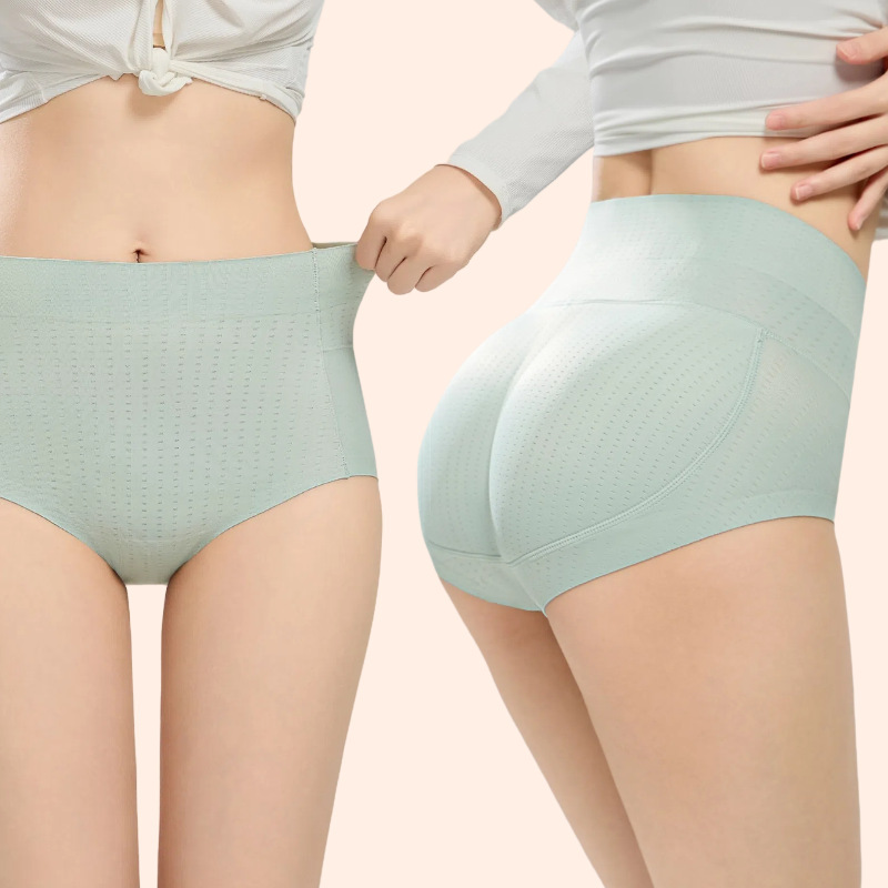 Cross-Border Popular Latex Fake Butt Panties for Women, Peach Butt Augmentation Pads, Butt Pads, Butt Pads, Mid-Waist Tummy Control