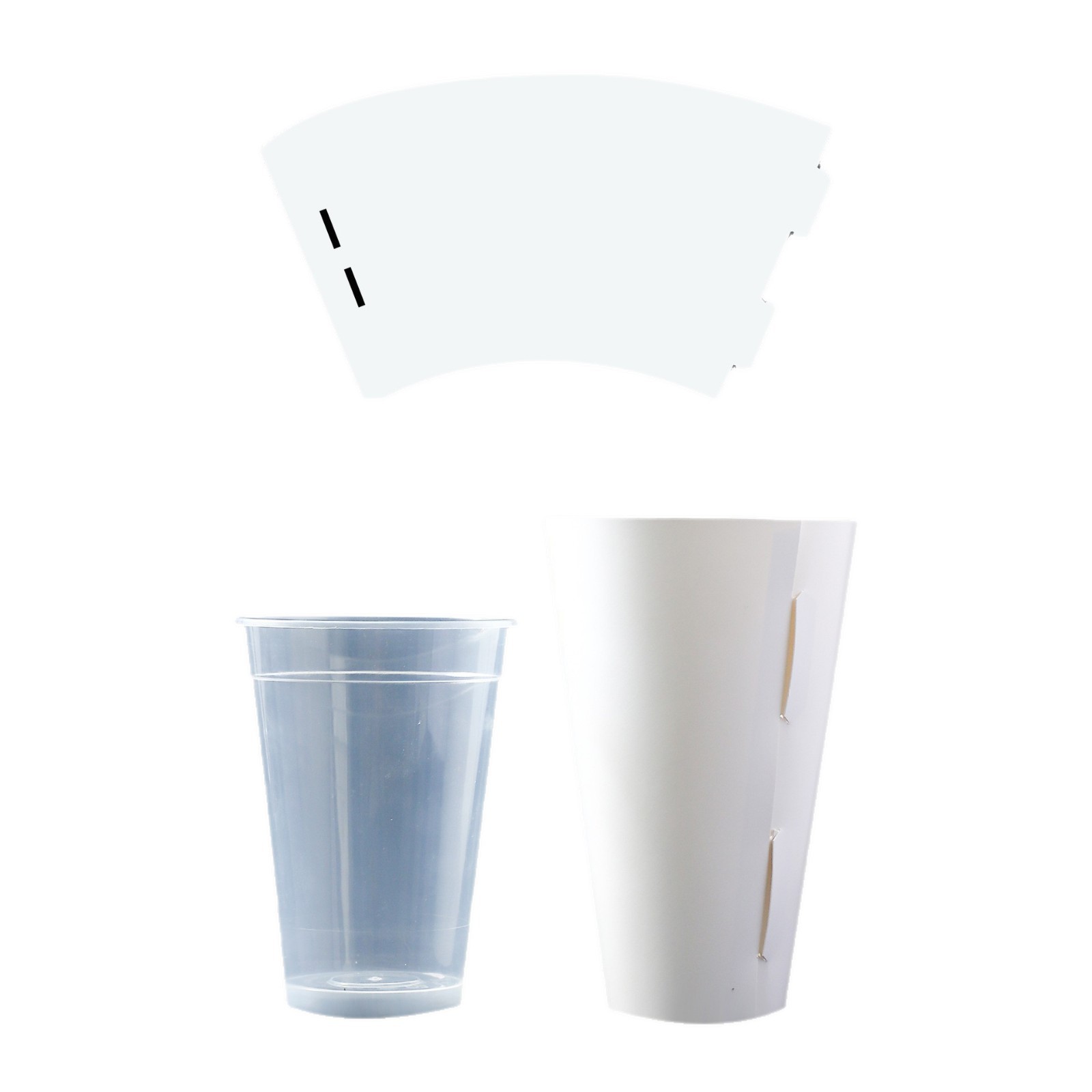 Los siete colores cordier helado barril de té de leche de espesamiento de forma de hoja de embalaje de flores diy hecha a mano materiales de florista