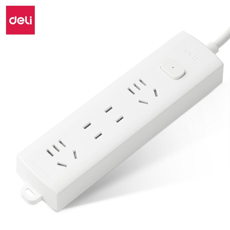 厦门经销商批发得力排插安全可靠3年保证