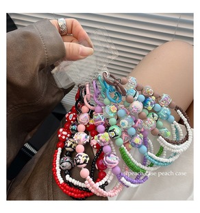 Dopamine Wrist Lanyard with Spacer Universal Phone Lanyard Outdoor Anti-Loss Portable Practical Hand Strap