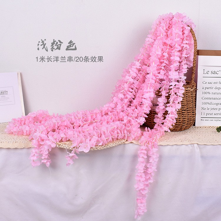 라이트 핑크 난초 꼬치