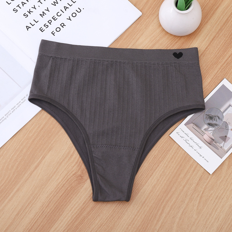 Transfronterizos cómodos pro-piel ropa interior de mujer 2025 primavera de alto valor de color sólido cintura media ligera y delgada pantalones transpirables al por mayor