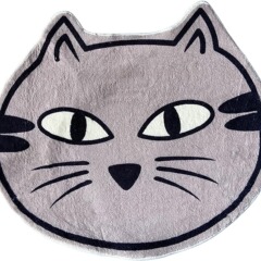 クロスボーダーかわいい漫画猫動物形状ぬいぐるみカーペット寝室玄関足マットドア滑り止めクリエイティブ家庭用