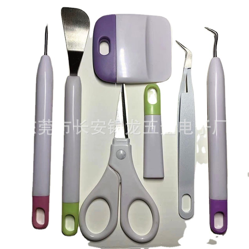 Transfronteriza nueva herramienta de escarda de vinilo Pinzas raspador de letras película herramienta de bricolaje cricut herramienta traje