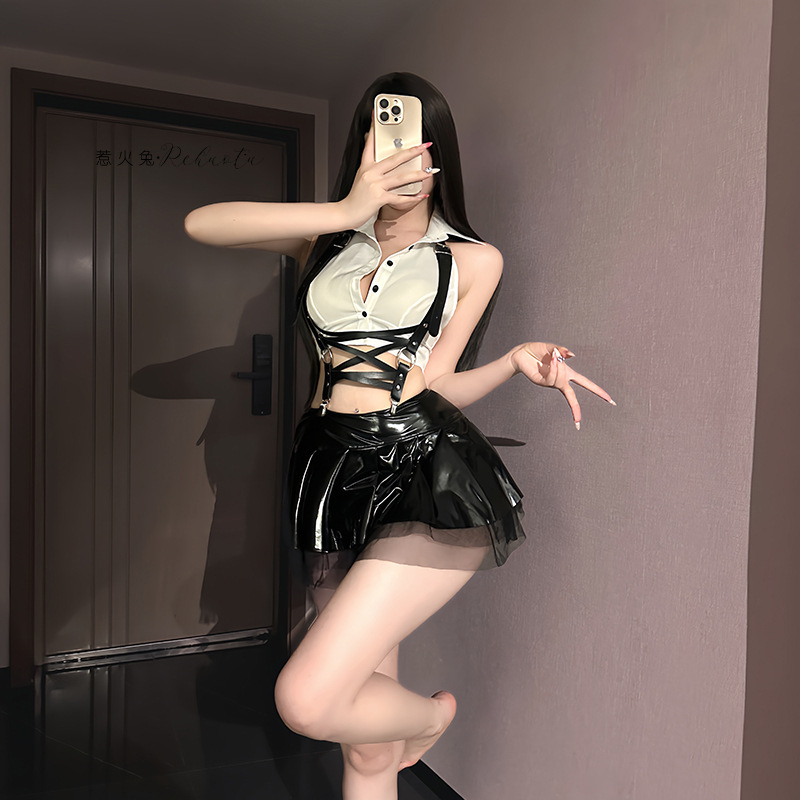 Sexy Lingerie Maid Outfit, Sexy Uniform, Seductive Open-Crotch No-Take-Off Pajamas, Sexy Women's One-Piece, Dropshipping 8532 Sexy Lingerie Maid Outfit, Sexy Uniform, Seductive Open-Crotch No-Take-Off Pajamas, Sexy Women's One-Piece, Dropshipping 8532