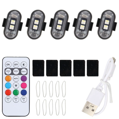 warning lights, Other lights - five-lights-and-one-remote-control
