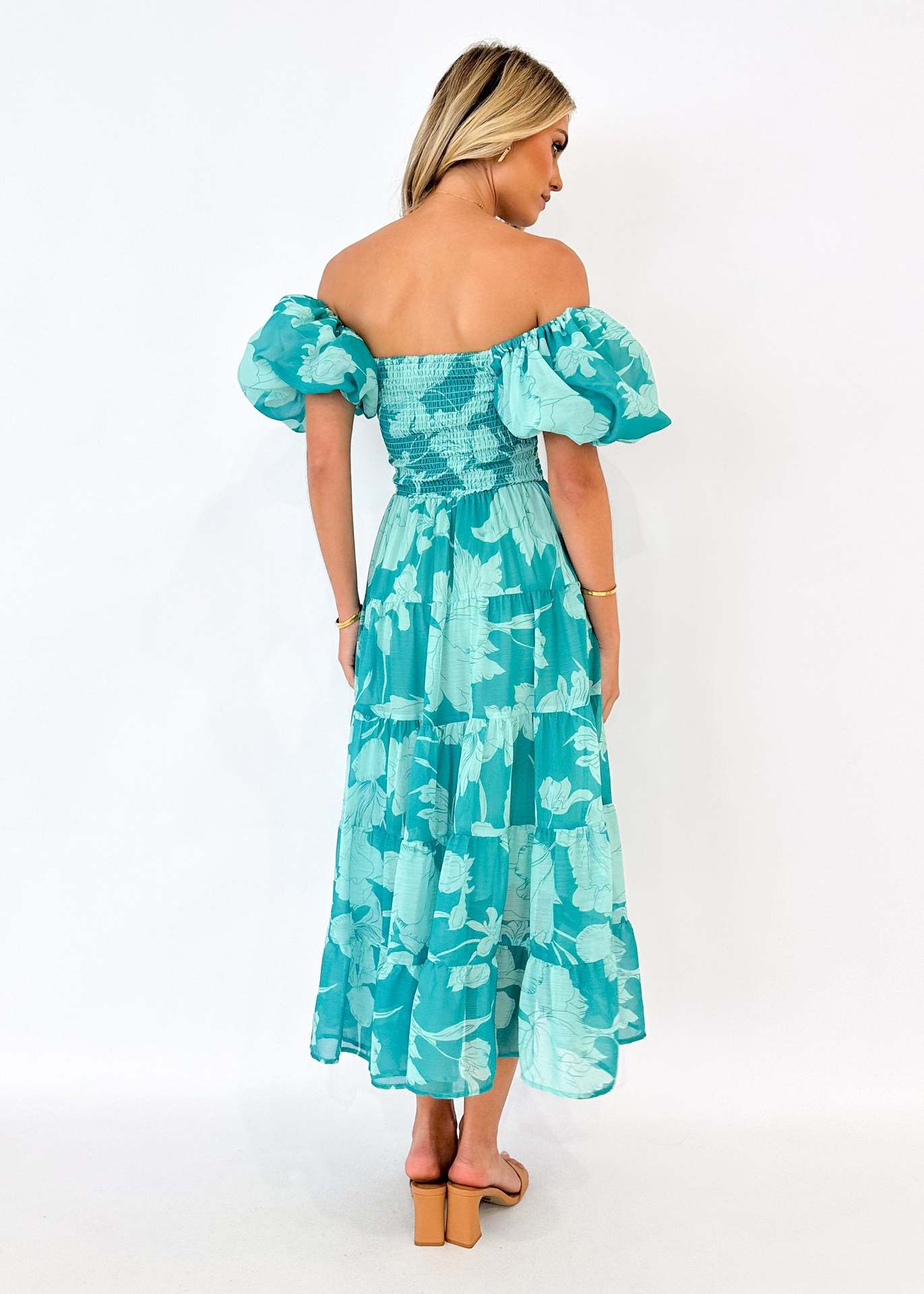 308g Weight Maxi Long Dress Dress Length Type Short Sleeve Sleeve Length S1562 Dresses Type Puff Sleeve Sleeve Type Polyester Fabric Type High Waist Waist Line Holiday, Daily Occasion Boat Neck Neckline Slim Fit Type Solid Color Pattern Summer Season Women's Gender Elegant Style Wholesale Women's Elegant Solid Color Holiday Daily Boat Neck Short Sleeve S1562 5