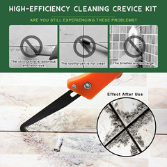 Cross-border best-selling grouting removal filler set of 13 pieces, including angled grouting scraper, grouting saw blade, tile cleaning silicone sealant