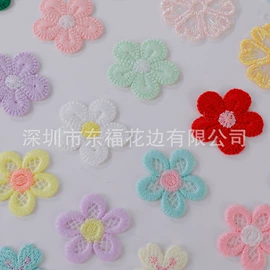 蕾丝面料;绣花加工;布贴