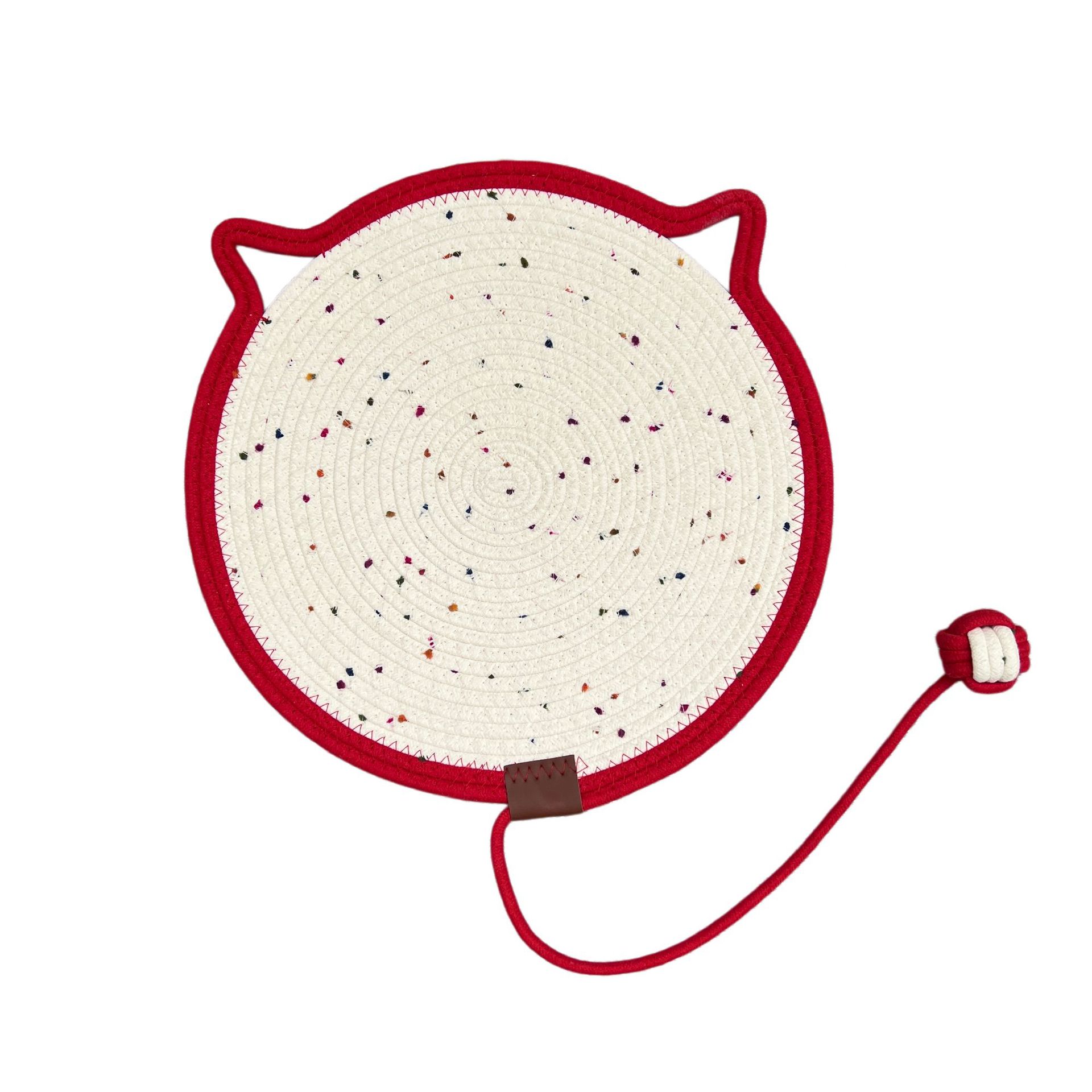 Junta de agarre para gatos resistente al desgaste, anti-caspa gruesa resistente al desgaste, sofá de agarre para gatos protector, placa de garra para gatos con juguetes, nido para gatos