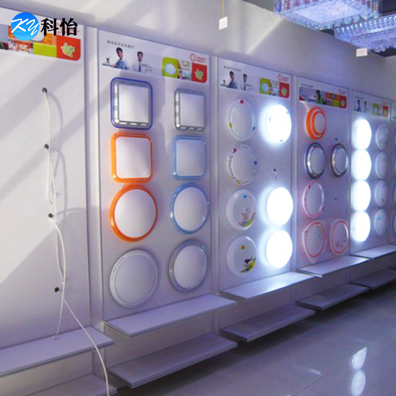 面板灯筒灯展柜室内LED展柜 可拆卸单面灯具灯饰展示柜陈列推广柜