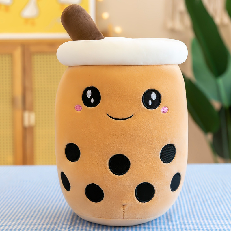 模造ミルクティーカップ抱き枕クッション人形クロスボーダーぬいぐるみ真珠ミルクティーキャッチャー人形卸売り|undefined