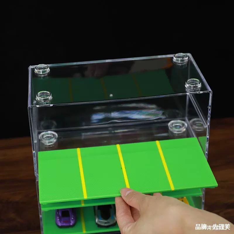 Акриловая подставка, Hot Wheels, лоток хранения, модель автомобиля, система хранения, масштаб 1:64