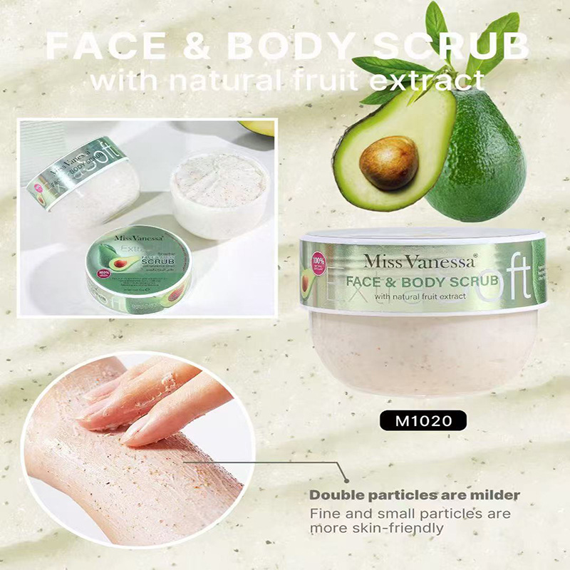 MissVanessa nuevo exfoliante corporal transfronterizo para exfoliar la piel muerta y blanquear los poros.