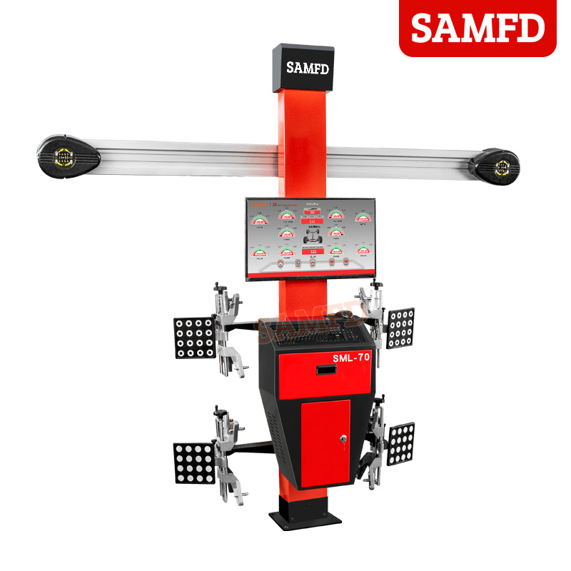 Localizador de cuatro ruedas del coche herramienta de posicionamiento de cuatro ruedas equipo de posicionamiento de neumáticos de coche Máquina de posicionamiento 3D