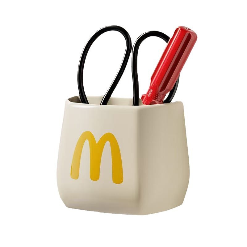 マクドナルド磁気吸収ボックス冷蔵庫磁気ペンホルダーかわいいフライドポテト磁気冷蔵庫ボックスクリエイティブペンホルダー|undefined