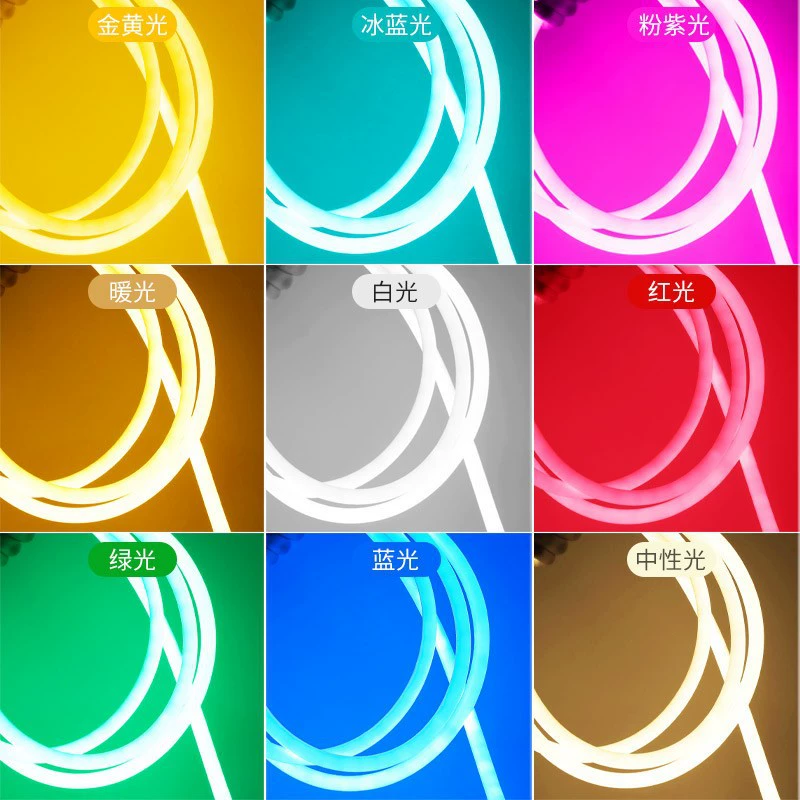 Master light LED luminous flexible waterproof neon light high bright billboard shape outdoor brightening light strip light factory