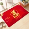 Crystal velvet red door pad-18