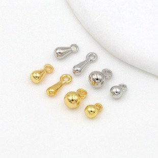 ��ɫ18K����ˮ��β朵����A�����14K�����DIY�������β�D98