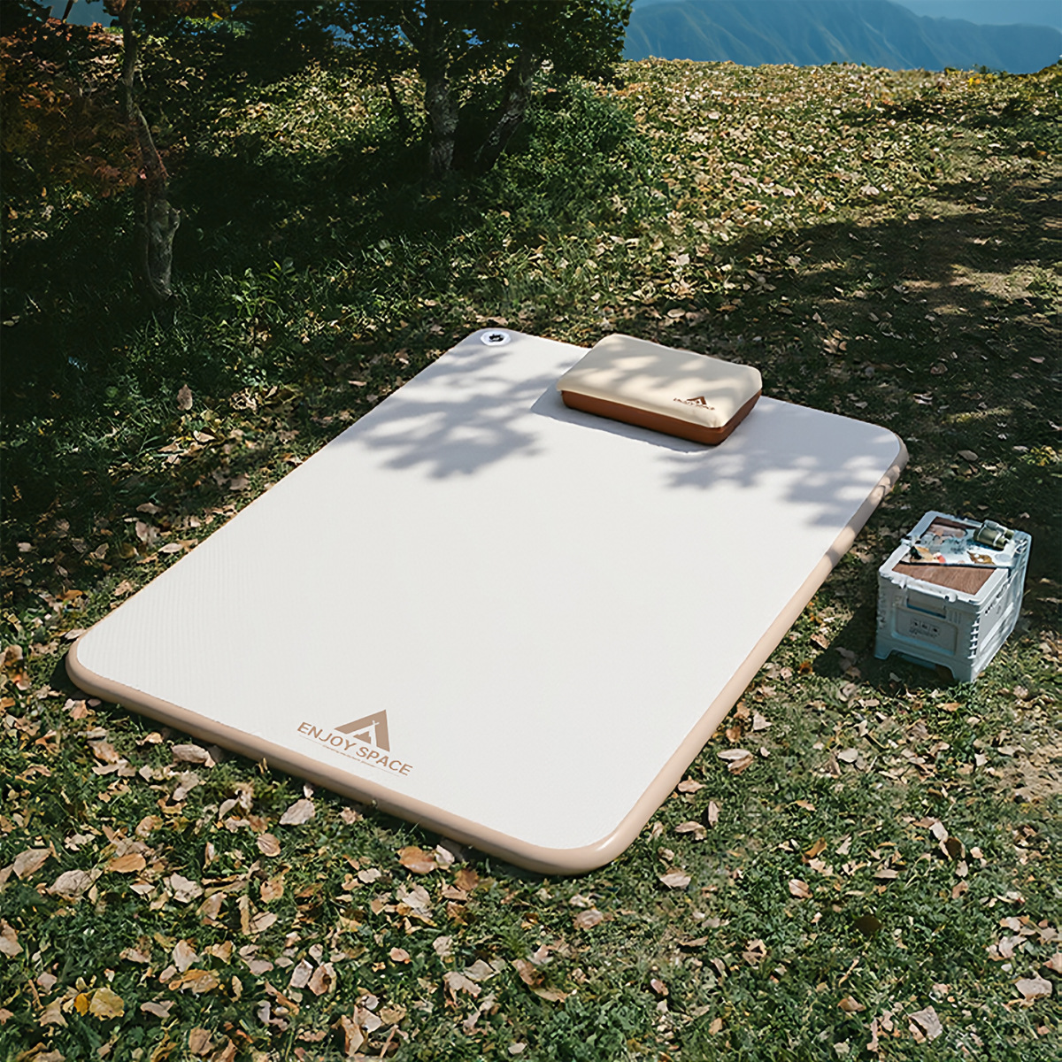 拉丝充气床垫户外露营新款自动充气床垫打地铺家用便携帐篷