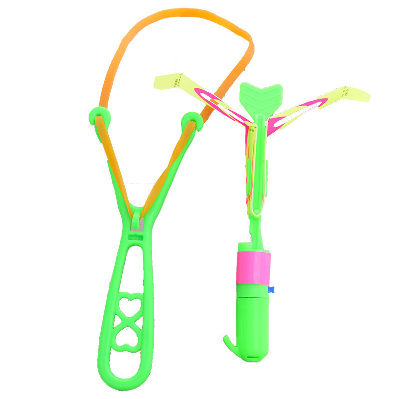 둥근 휘파람 새총 비행 화살(파란색 빛)