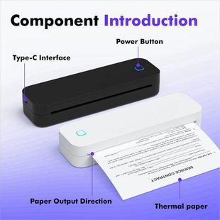 Cross-Border Tattoo Printer Small A4 Hand-Free High-Definition Tattoo Transfer Machine Portable Inkless Printer