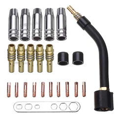 Cross-border 15AK protective mouthpiece for welding gun accessories, 15AK two-protection electrode holder, conductive tip, conductive tip protective sleeve, connecting rod