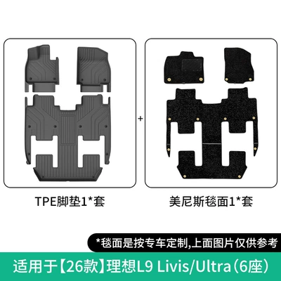 Modelə uyğun ayaqaltı of Ideal L9 Livis/Ultra - 26-models-of-ideal-l9-livisultra-double-layer-menis-floor-mats-jdw26000077