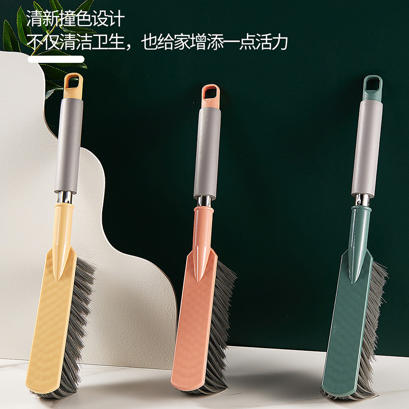 ベッドブラシ卸売り床掃除ブラシ家庭用ベッドブラシステンレス長柄家庭用清潔学生寮床掃除ソフトブラシ|undefined