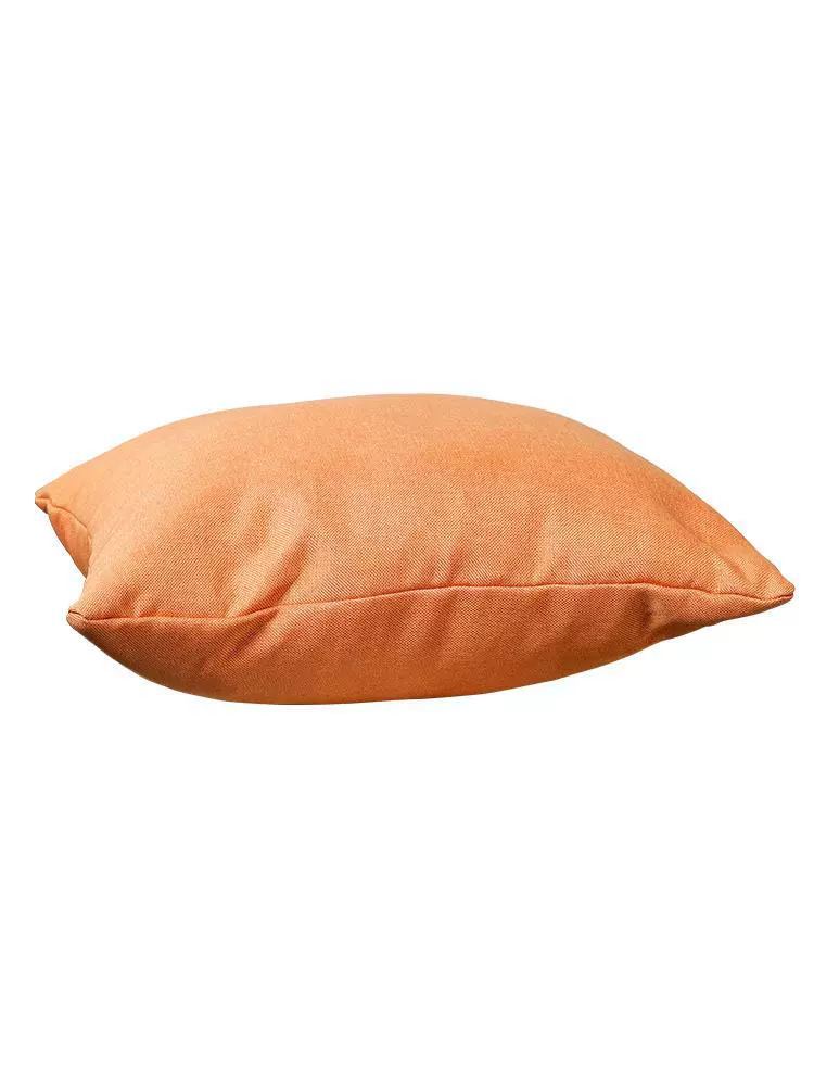 Pillow, big square sofa, cotton and linen, increased thickness