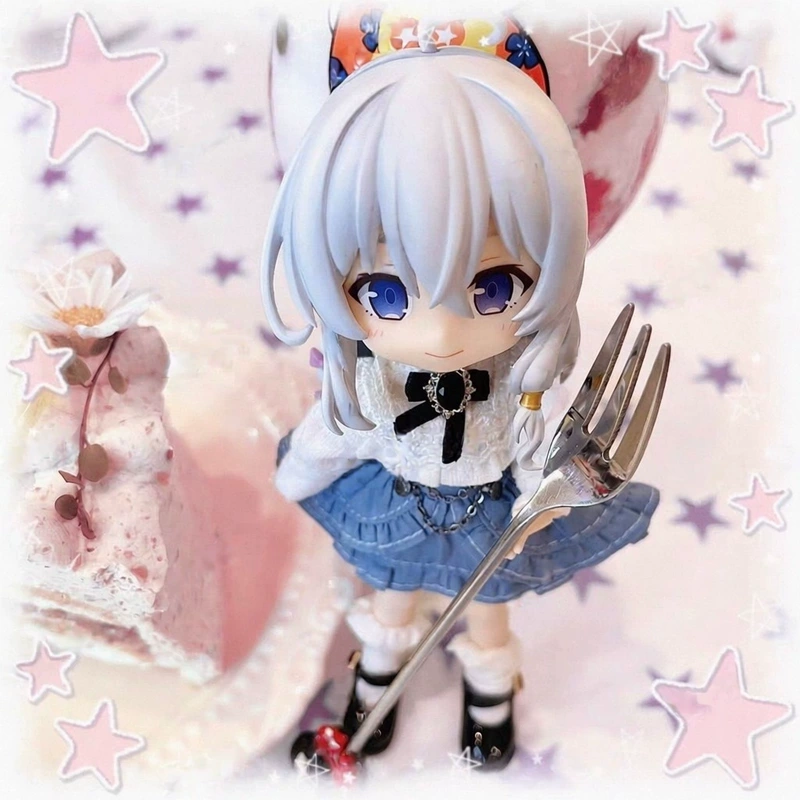Пышное придворное платье для кукол OB11 12 см BJD