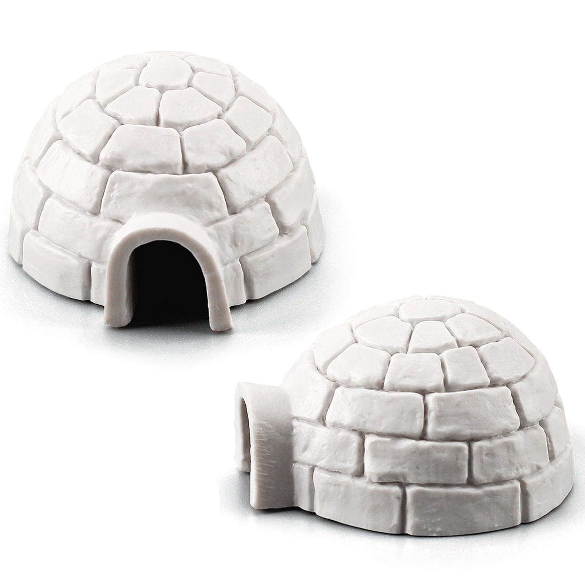 Simulación transfronteriza polar edificio modelo de Casa de hielo mini nieve casa árbol de Navidad bandeja de arena paisaje escondite decoración de la casa adornos