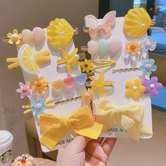 新しい子供のヘアピンの女の子のヘアピンの赤ちゃんの洋気かわいい果物のクリップの髪飾りの女の子は髪飾りを傷つけない