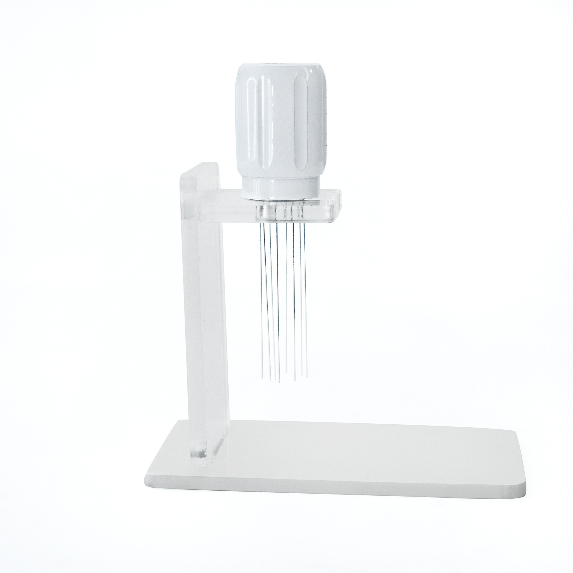 Polvo de tela de café de aleación de aluminio aguja polvo suelto aguja de polvo de madera Dispositivo de polvo de madera sólida separador de aguja de polvo suelto