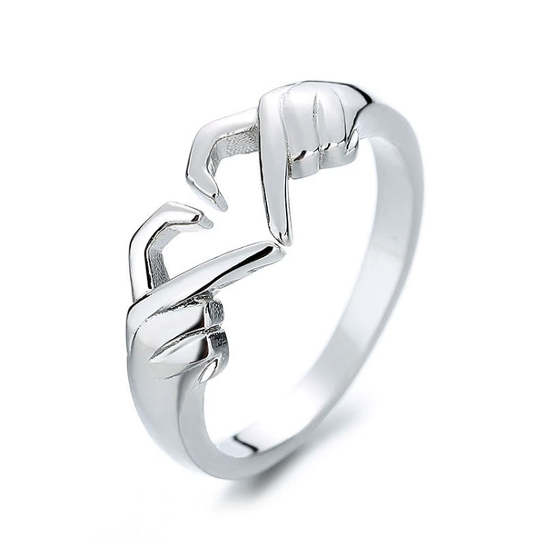 Heart A steel color