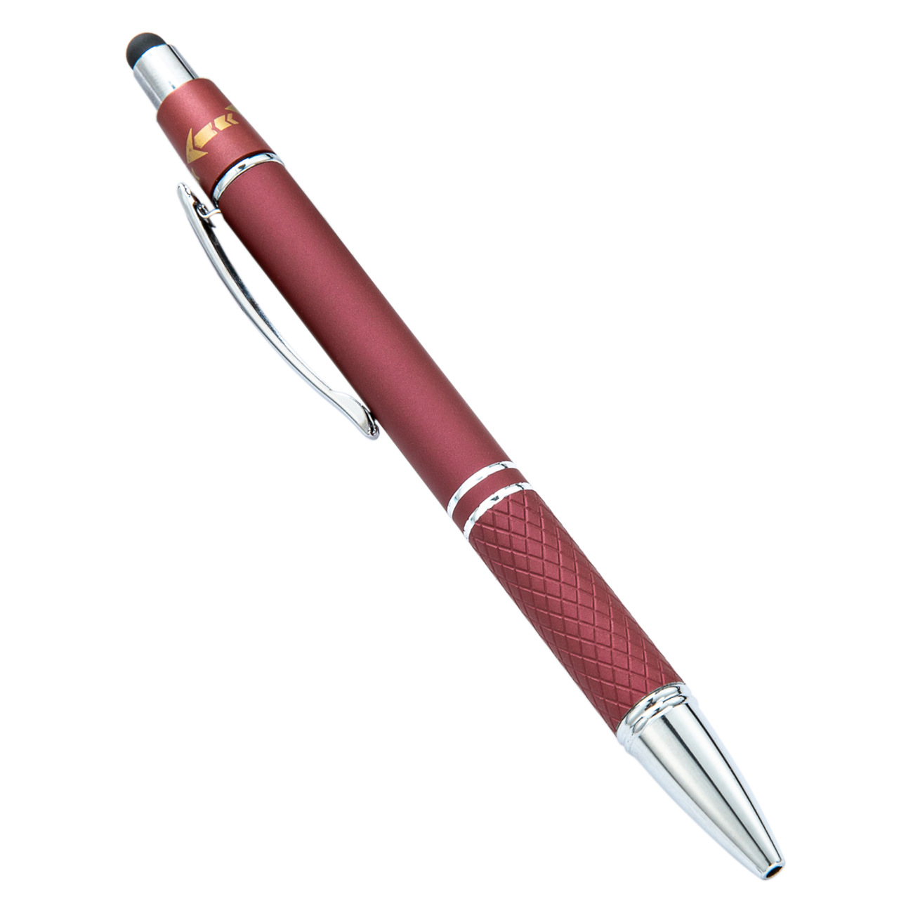 Presione bolígrafo de pantalla táctil para imprimir logotipo de los estudiantes para escribir regalos bolígrafo publicitario giratorio bolígrafo descompresor al por mayor