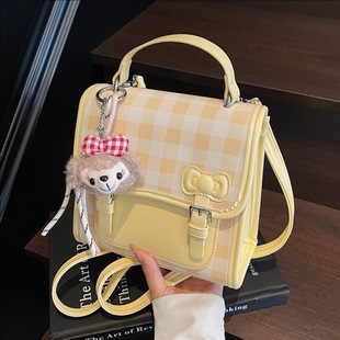 Korean Style Preppy Style Backpack Women's 2025 New Fashion Casual Student School Bag Versatile Small Backpack
