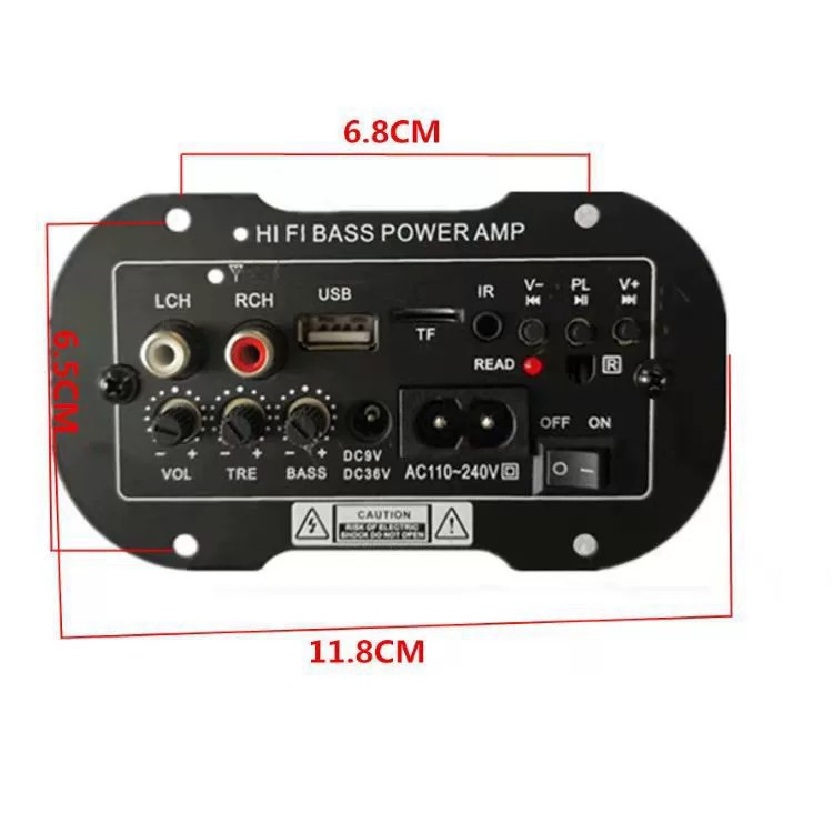 5inch Car Subwoofer Modified Motherboard Wireless Bluetooth Amplifier Board Audio Circuit Board Car Audio DIY Accessories