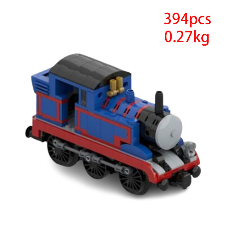 Cross-border Hot-selling In-stock MOC-195622 Particle Assembly Building Block Toy Model Of A Small Locomotive Series_voghion.com