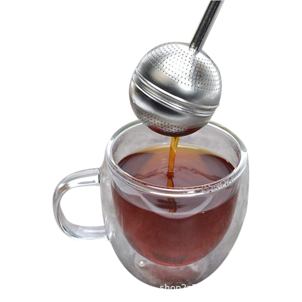 Nueva jeringa corrosión pequeño agujero colador de té personal juego de té Oficina té que hace la herramienta de acero inoxidable 304 material image 1