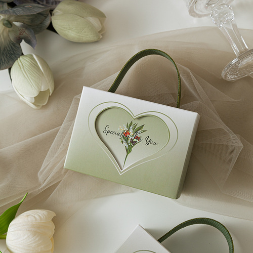 Creative Flowering Cherry Blossom Handheld Wedding Gift Box