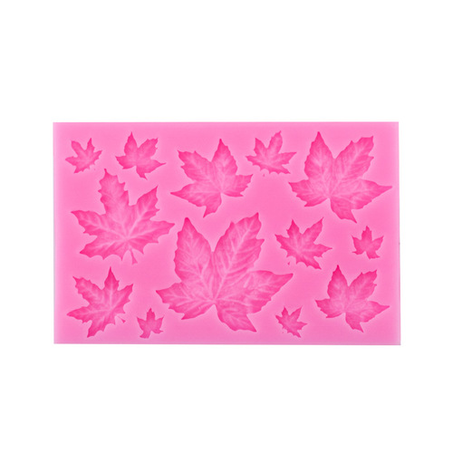 Fondant Chocolate Maple Leaf Small Leaf Universal Leaf Silicone Dry Peppercorn Baking Cake Pastry Decoration Silicone Mold