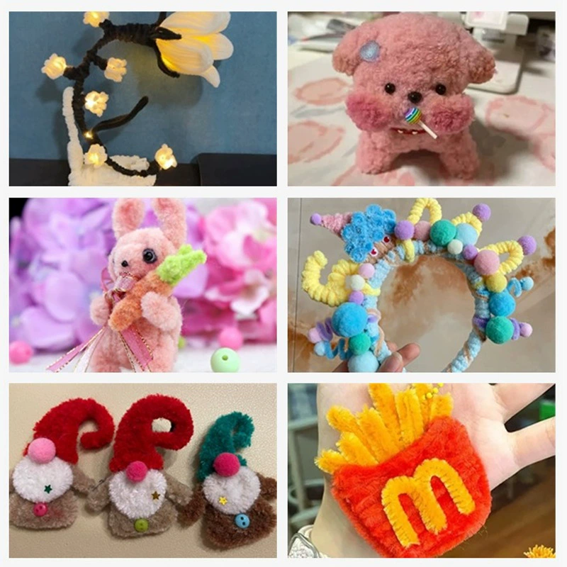 有创 Pilsan Play Car, plush strip for kindergarten, handmade, 42 colors, bouquet, flowered