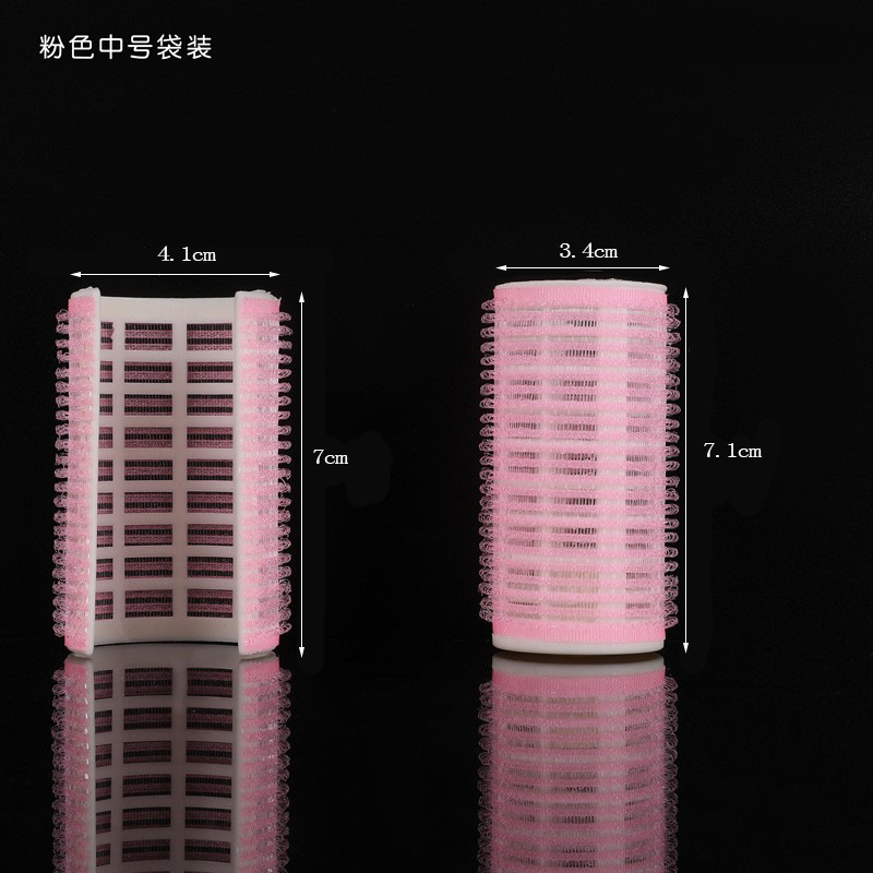 앞머리 푹신한 핑크 미디엄 백