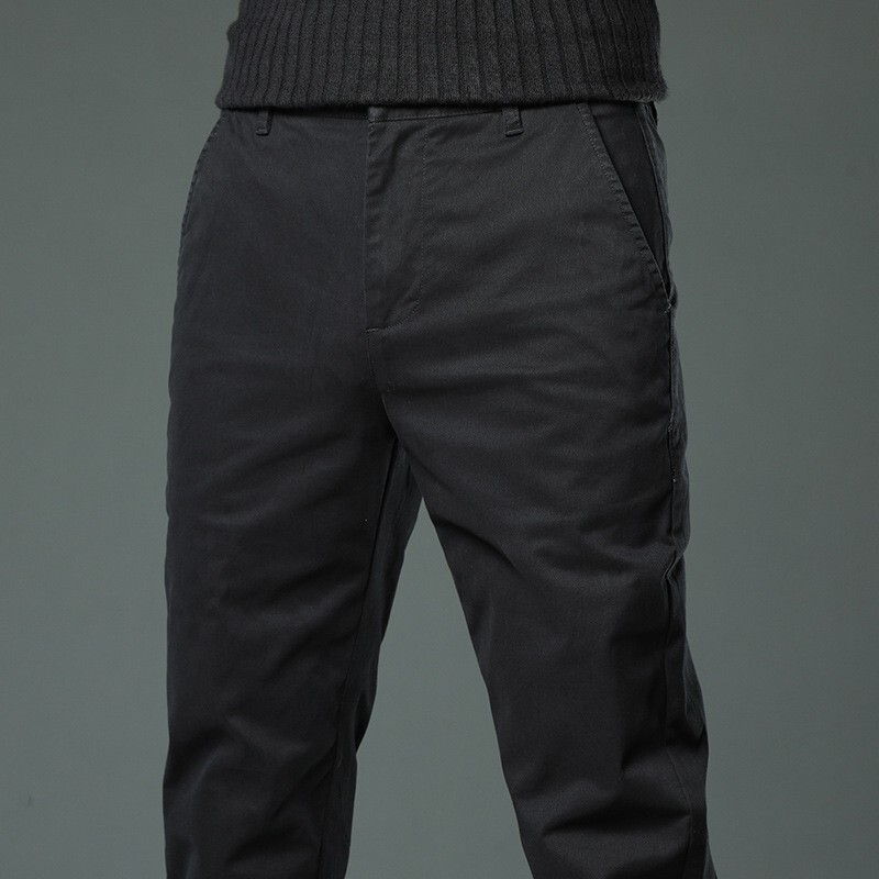 Spring and Autumn High-end Men's Casual Pants Slim-fit Straight 2024 New Trousers Fashionable Korean Long Pants Men's Spring
