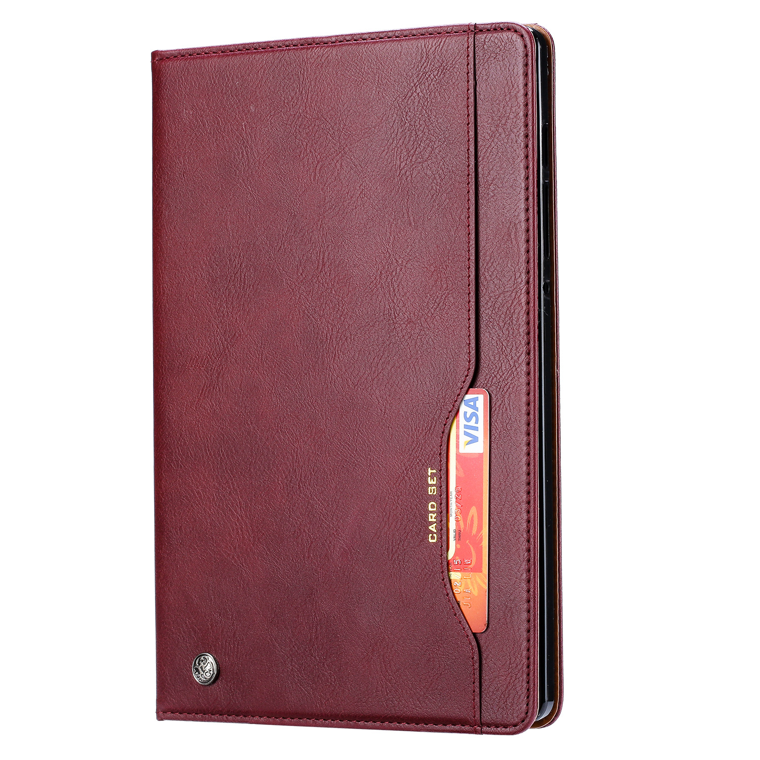 Aplicable a Samsung TAB S8 Funda de cuero X700 cartera Flip Funda de cuero tableta magnética funda protectora
