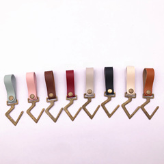 皮革掛鈎多功能戶外家居廚房客廳懸掛置物露營批發跨境熱賣金屬