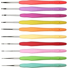 F 41263 TPR Lace Crochet Hook Set ��ɫ��˿���� �羳����