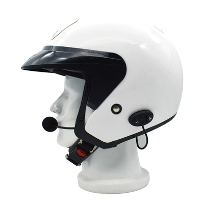 Motorcycle Helmet Headset Support to Connect the Same