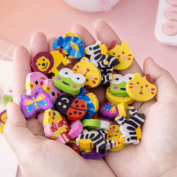 Children's cartoon teaching eraser with animals for students for…